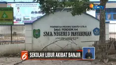 Terdapat sekitar lima sekolah yang terpaksa meliburkan siswanya.
