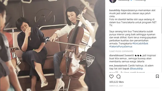 Foto Momen Romantis Ahok-Veronica yang Bikin Baper