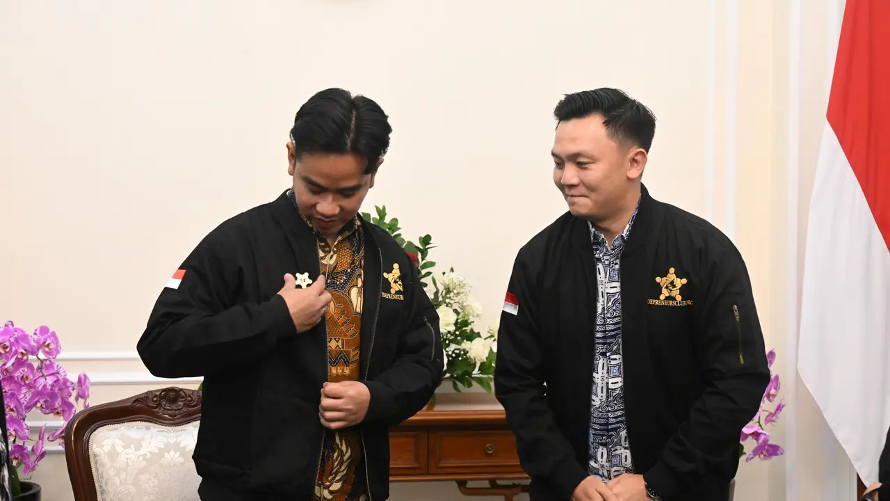 Ideprenuers bertemu dengan Wakil Presiden (Wapres) Gibran Rakabuming Raka.