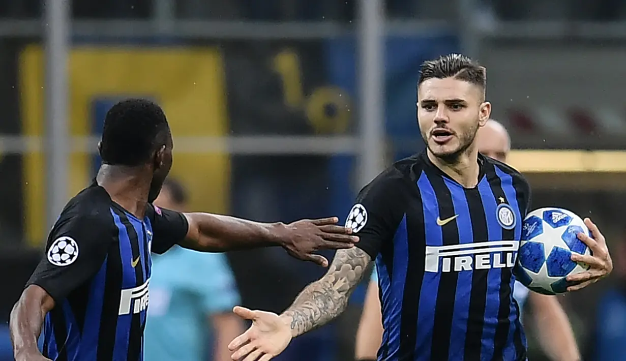 6. Mauro Icardi (Inter Milan) - 7 gol dan 2 assist (AFP/Marco Bertorello)