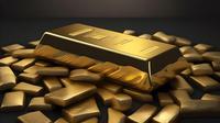 Ilustrasi harga emas dunia (Foto By AI)