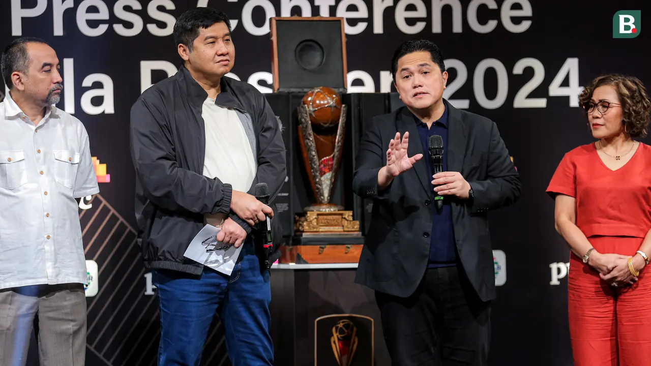 Konferensi pers Piala Presiden 2024