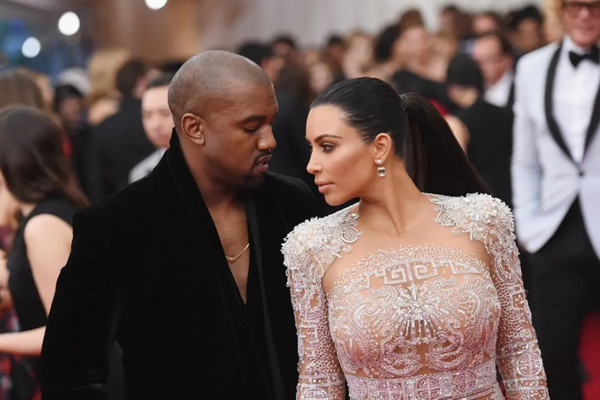 Berlian yang hilang adalah bagian dari kenangan indah Kim Kardashian dan Kanye West. (AFP/Bintang.com)