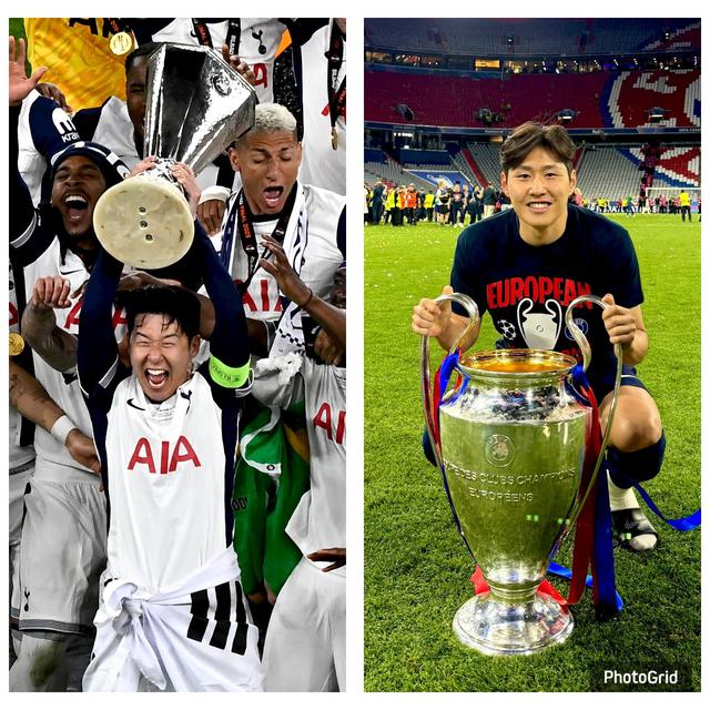 Son Heung-min dan Lee Kang-in menjuarai kompetisi Eropa 2024/2025