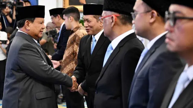 Momen Pelantikan Empat Menteri dan Satu Wakil Menteri pada Kabinet Merah Putih