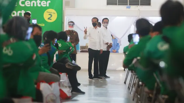 Jokowi Apresiasi Grab Vaccine Center Yogyakarta yang Ramah Penyandang Disabilitas 
