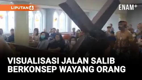 VIDEO: Visualisasi Jalan Salib Perayaan Paskah Berkonsep Wayang Orang Budaya Jawa