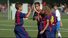 Aksi ciamik talenta muda Akademi La Masia 