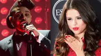 Selena Gomez dan The Weeknd terlihat menghabiskan waktu bersama pada Rabu (25/1/2017) malam. (AFP/Bintang.com))
