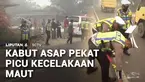 Terdapat dua orang meninggal dunia saat jalan raya di Sampit, Kalimantan Tengah, tertutup kabut asap yang membuat jarak pandang sangat terbatas.