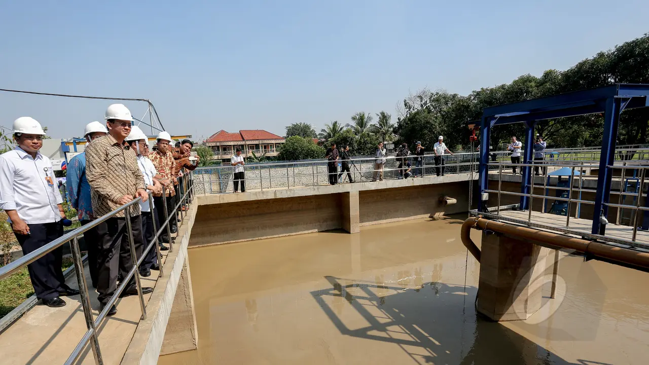 Ahok Resmikan Gedung Pengolahan Lumpur
