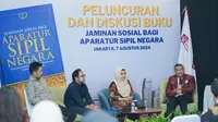 Peluncuran dan Diskusi Buku "Jaminan Sosial Bagi Aparatur Sipil Negara, Dinamika Sebelum dan Pasca Berlakunya Undang-Undang ASN". (Dok APHTN-HAN)