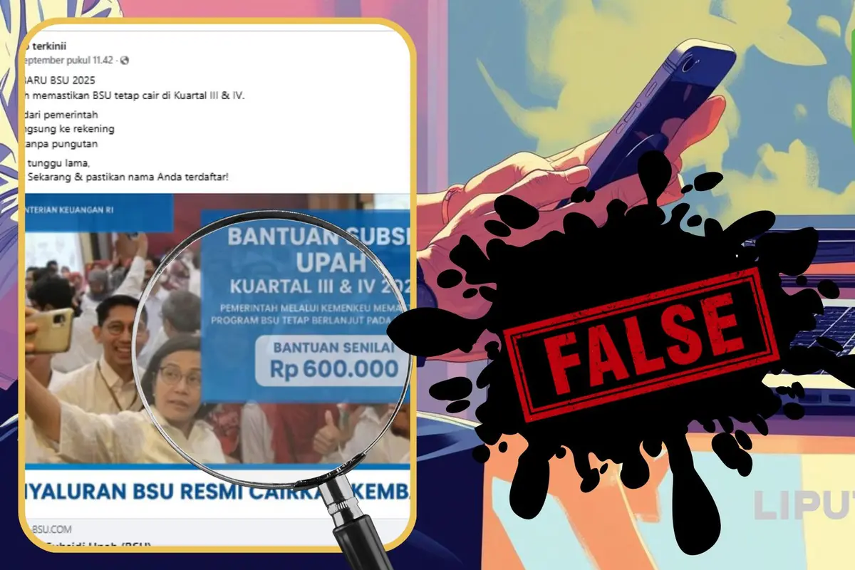 Tangkapan layar  klaim link pendaftaran BSU kuartal 3 dan 4