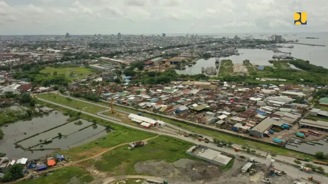 Jalan Akses Tol Makassar New Port (MNP) tahap I dan II. (Dok. Kementerian PUPR)
