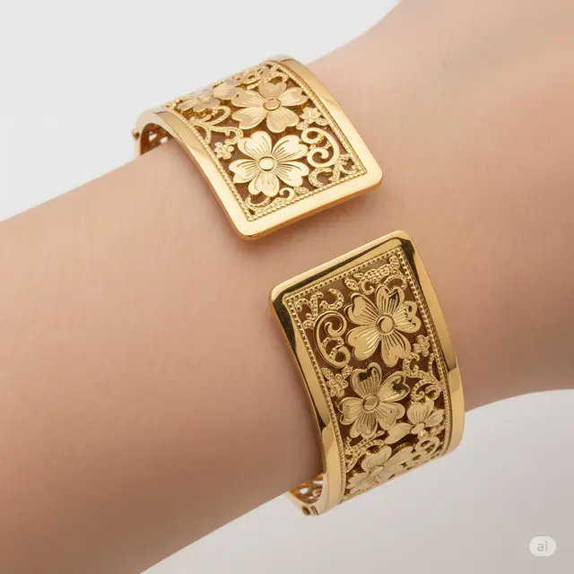 Model Gelang Emas 22 Karat 5 Gram Unik.