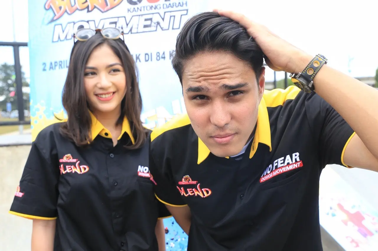 Jessica Mila dan Mischa Chandrawinata. (Adrian Putra/Bintang.com)