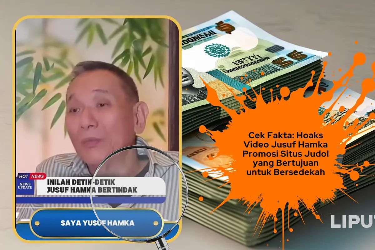 Cek fakta video Jusuf Hamka promosi situs judol untuk bersedekah
