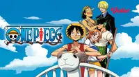 Serial anime One Piece kini hadir di layanan streaming Vidio. (Dok. Vidio)