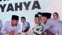 Ketua Bappilu Gerindra Jawa Barat Aries Marsudiyanto disela acara Sholawat Akbar yang diselenggarakan di Kabupaten Kuningan. (Ist)