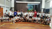 Bintang-bintang Srikandi Cup Berbagi Ilmu kepada Pelajar Pekanbaru (ist)