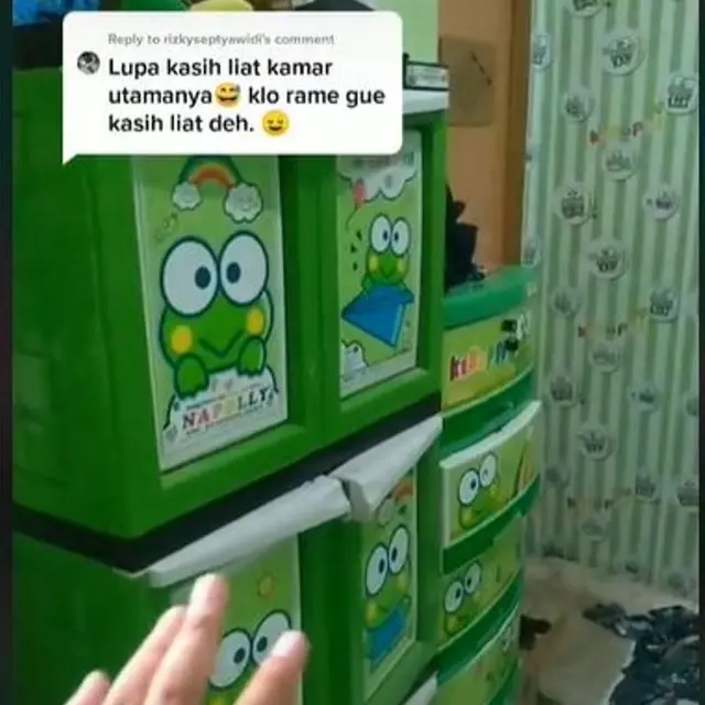 Viral Rumah Dihias Serba Keroppi, Disebut Mirip TK dan Taman Bermain