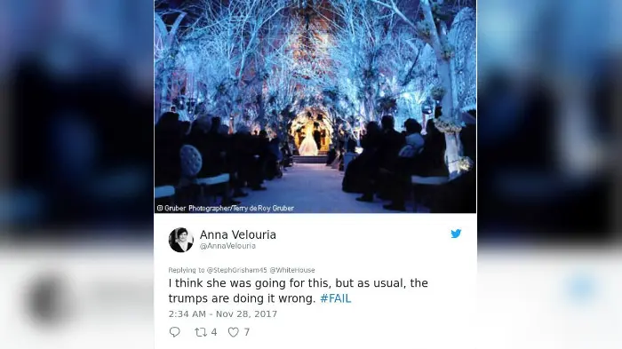 Natal Berhantu di Gedung Putih (Twitter/AnnaVelouria)