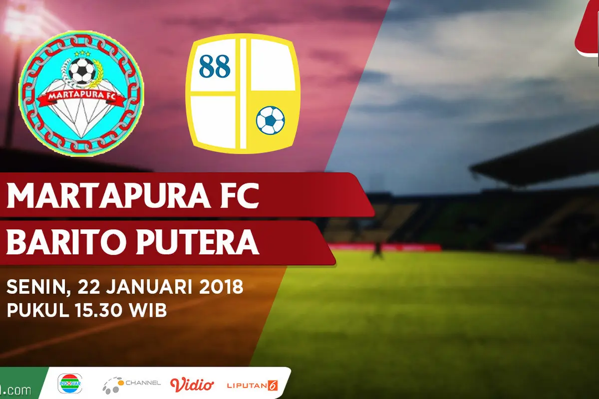 Martapura FC Vs Barito Putera
