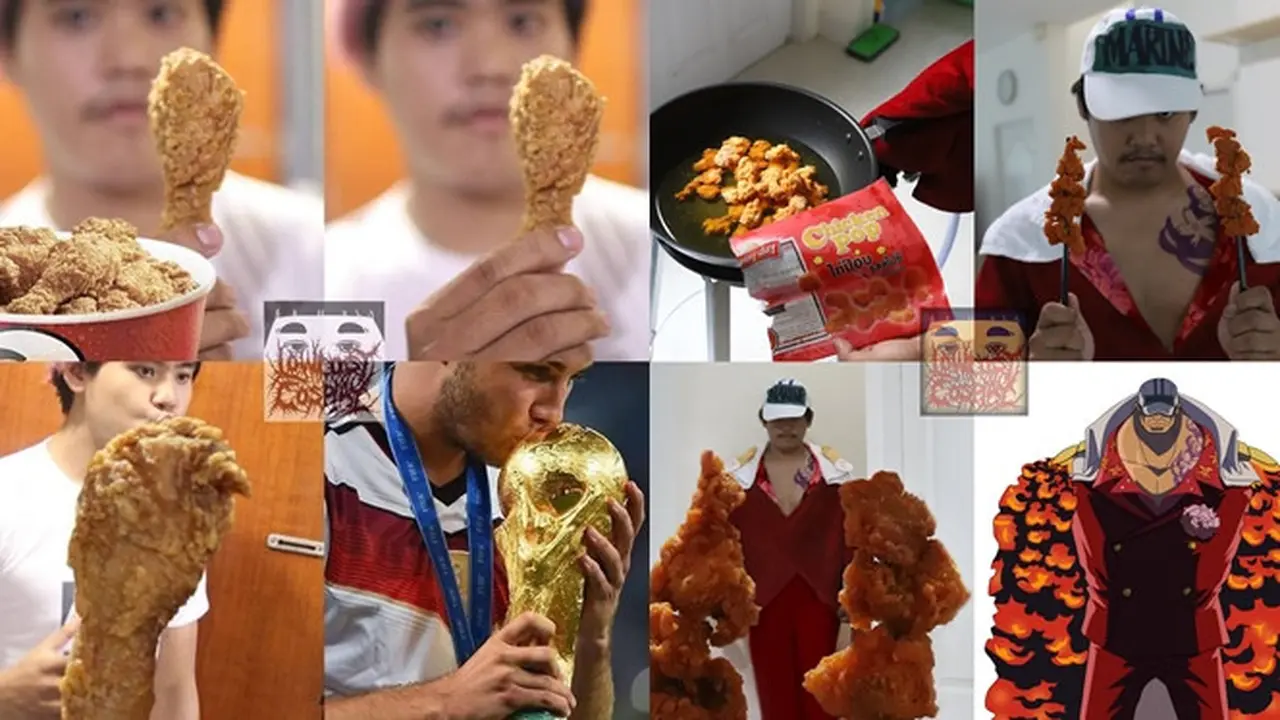 6 Cosplay Low Budget Pakai Ayam Ini Kreatif Banget, Kocak