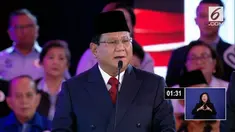 Pada debat capres cawapres, Prabowo menyebut akan menghukum koruptor di pulau terpencil demi membuat efek jera.