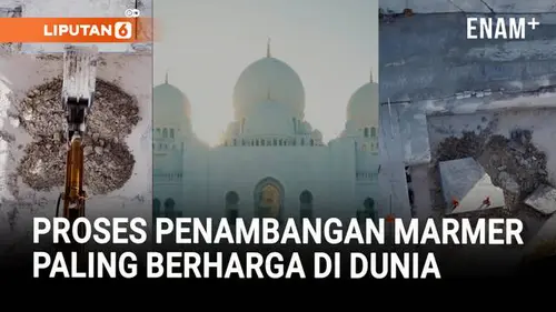 VIDEO: Proses Penambangan Jenis Batu Marmer Paling Berharga di Dunia