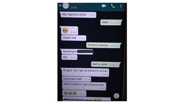 Cewek Labrak Orang yang Dekat (Sumber: Twitter)