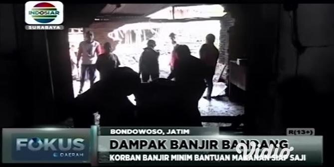 VIDEO: Pascabanjir Bandang Bondowoso, Warga Kesulitan Dapat Air Bersih