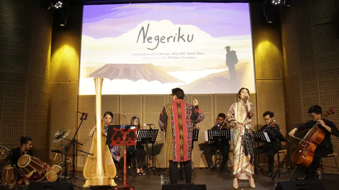 Untuk Indonesiaku, Pertunjukkan Musik Tradisi dan Orkestra Sambut HUT RI Ke-74