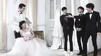 Beberapa artis Korea menjadikan pernikahan adalah momen sakral tak terlupakan.