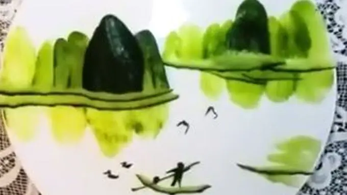 Tak Lagi Jadi Lalapan, Mentimun Kini Bisa Buat Melukis!