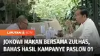 Setelah Prabowo Subianto dan Airlangga Hartarto. Presiden Joko Widodo kali ini bertemu dengan Zulkifli Hasan. Dalam pertemuan, Zulkifli Hasan melaporkan perkembangan hasil kampanye pasangan Prabowo-Gibran Rakabuming Raka.