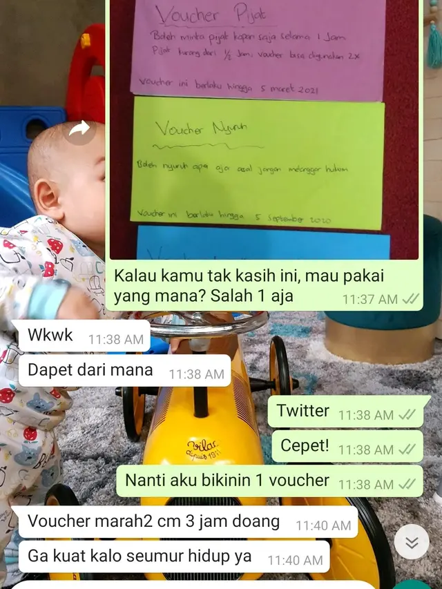 Suami Ulang Tahun, Istrinya Beri Kado Kupon Tak Terduga yang Bikin Viral