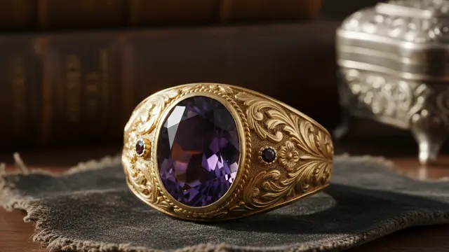 Model Cincin Emas Batu Permata yang Diprediksi Banyak Dicari di 2026 (Foto: Gemini AI)