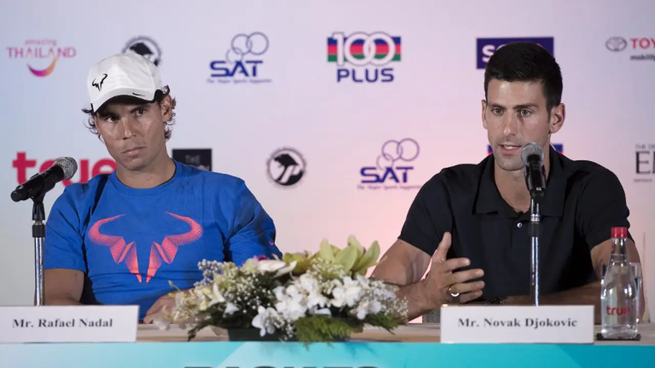 Rafael Nadal - Novak Djokovic (AFP PHOTO / Nicolas ASFOURI)