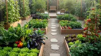 6 Ide Edible Garden Aesthetic Ala Pinterest dengan Kombinasi Sayur dan Buah, Cantik &amp; Produktif
