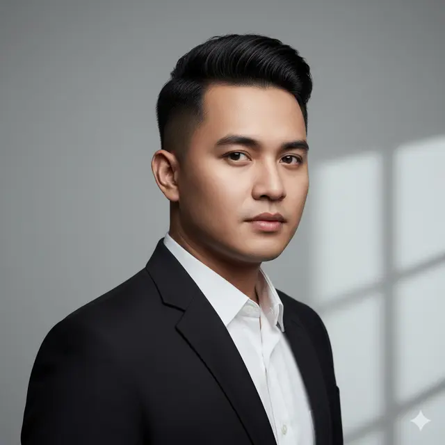 Model Rambut Pendek Pria Gemuk dan Wajah Bulat