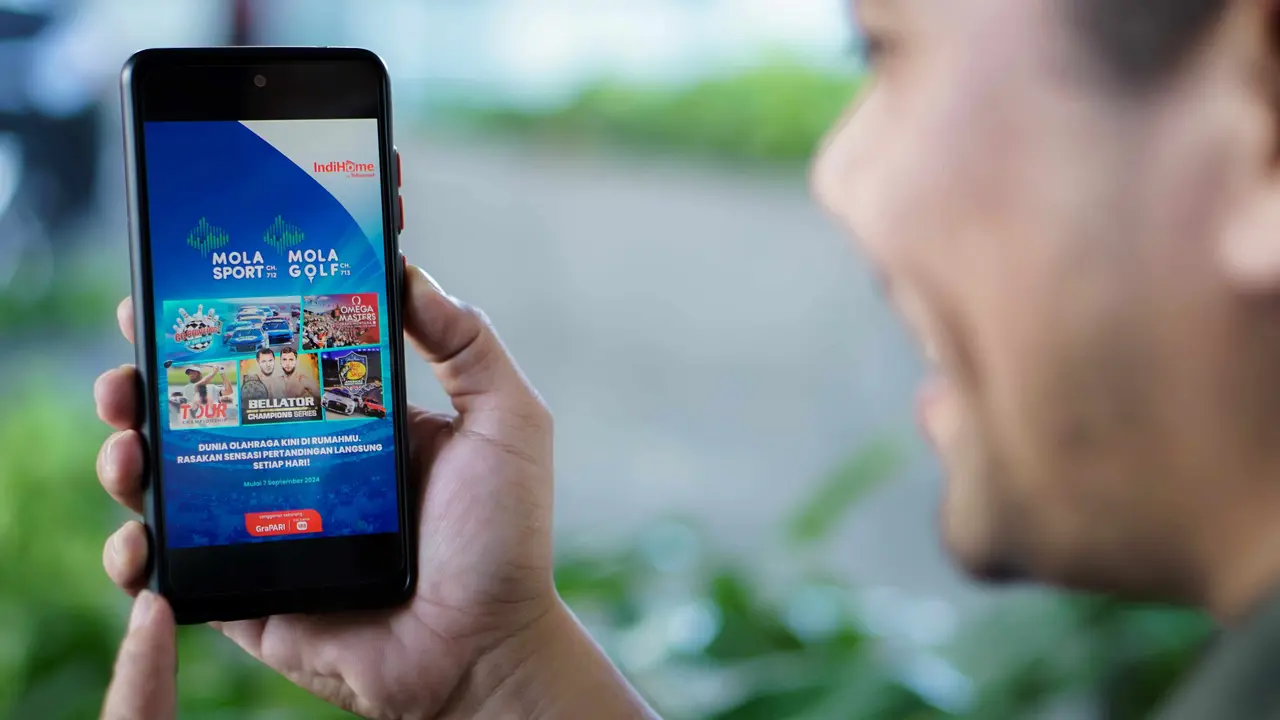 Telkomsel menghadirkan tayangan olahraga golf Mola Golf dan Mola Sports di IndiHome TV