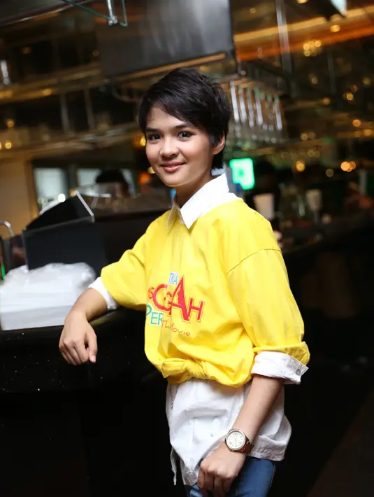 Noy mengaku dukungan itu menumbuhkan rasa percaya dirinya untuk memainkan karakter gadis tomboy ini. (Andy Masela/Bintang.com)