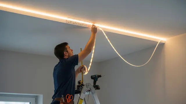 Cara Memasang Lampu LED Strip di Plafon agar Rapi