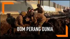 Bom Perang Dunia II ditemukan di Bandara Ciampino, Italia.  Bom tersbeut memiliki berat 150 kilogram.