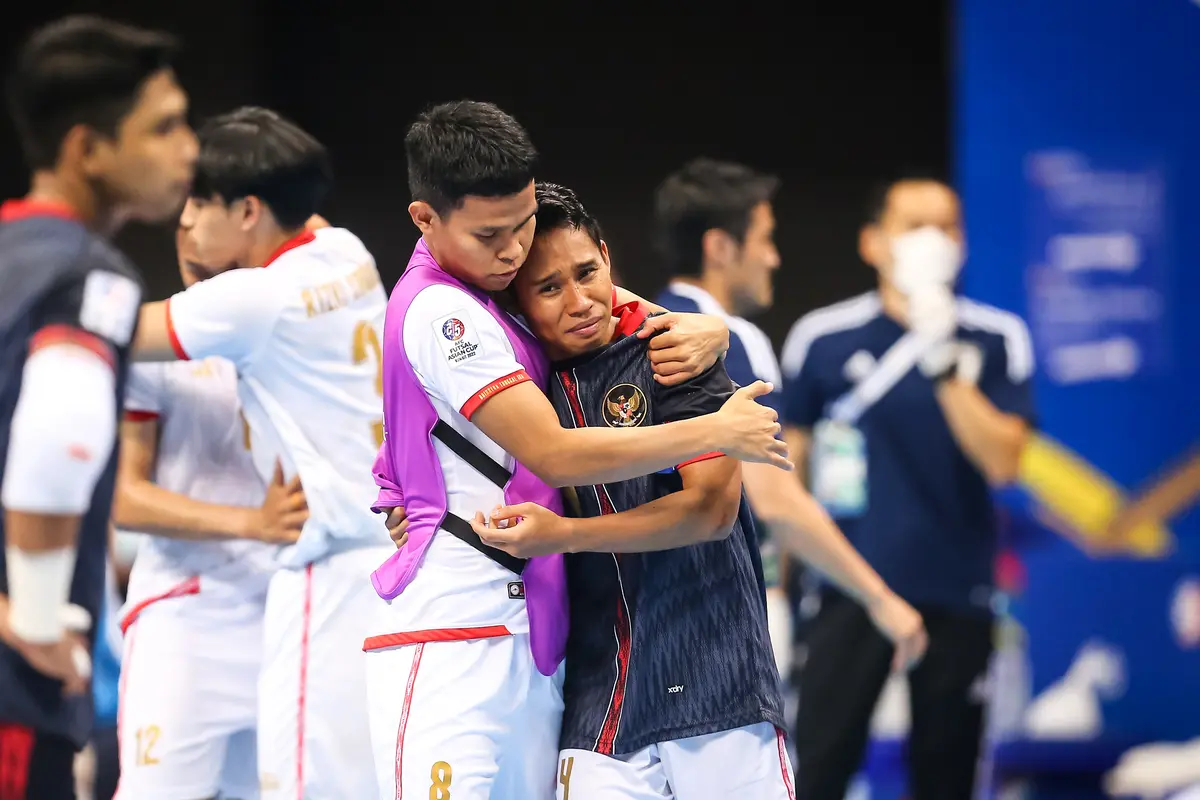 Foto: Kalah Dramatis dari Jepang, Timnas Futsal Indonesia Gagal ke Semifinal Piala Asia 2022