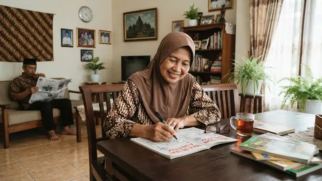 Hobi yang cocok untuk masa pensiun bermain teka-teki sudoku