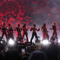 Penampilan XG di We The Fest 2024. [Foto: Adrian Putra/Fimela]