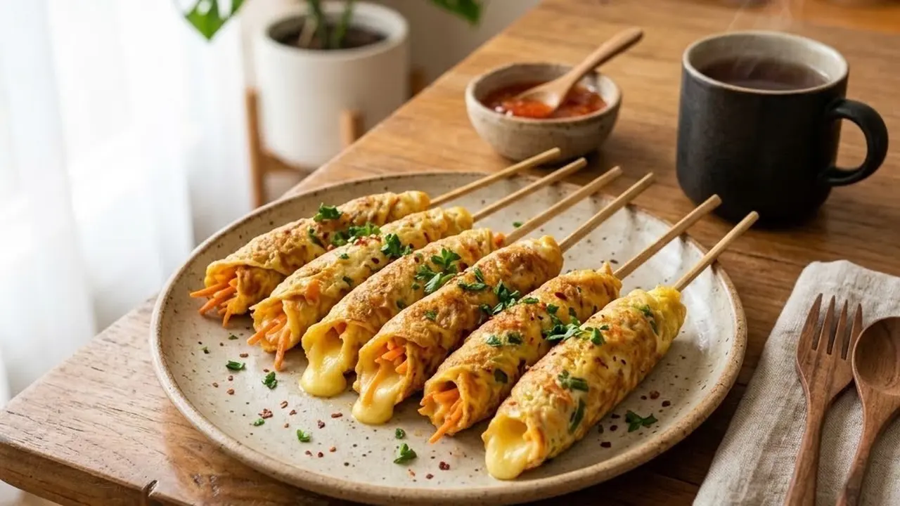 Resep Telur Gulung Isi Wortel dan Keju, Lembut Gurih di Setiap Gigitan