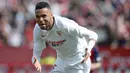 Youssef En-Nesyri. Striker Sevilla asal Brasil berusia 23 tahun ini mencetak 6 gol dari 8 laga. Langkah Sevilla terhenti di babak 16 besar usai kalah dari Borussia Dortmund. (AFP/Cristina Quicler)